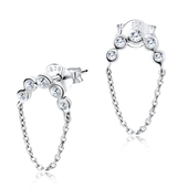 Fabulous CZ Silver Ear Stud STS-3594